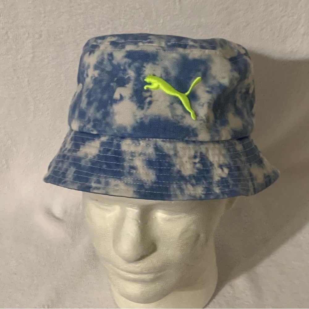 Puma Tie Dye Blue/White Bucket Hat One Size